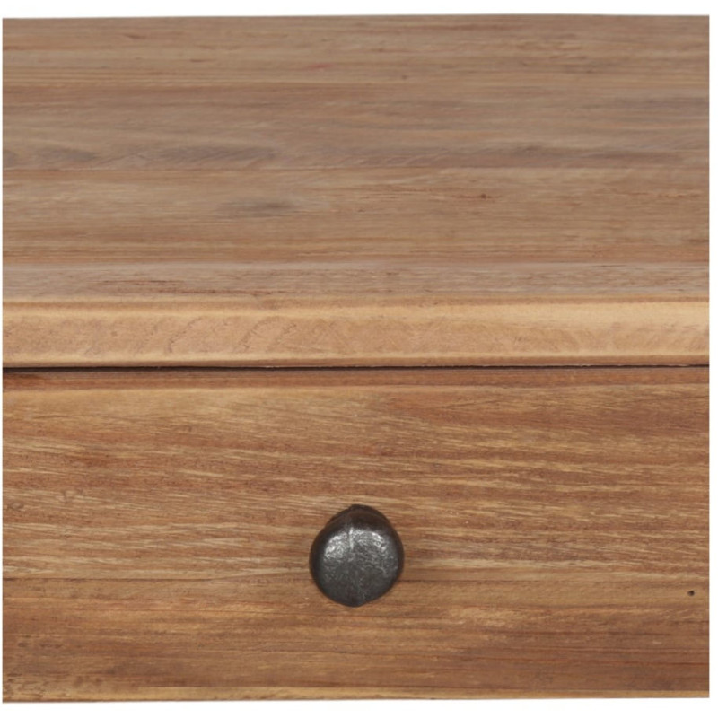 Console d’entrée bois recyclé 1 tiroir 120 cm Artenara  - 5
