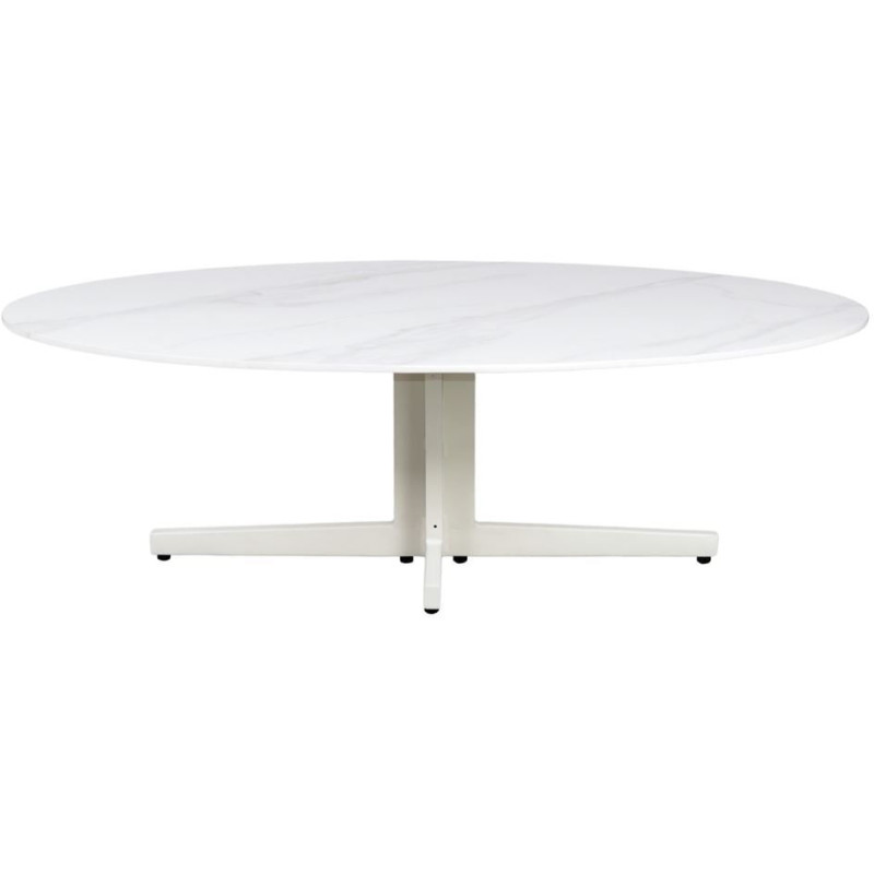 Table basse extérieure effet marbre 130 cm Numana  - 2