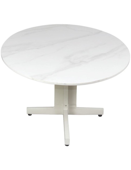 Table basse extérieure effet marbre 130 cm Numana  - 3