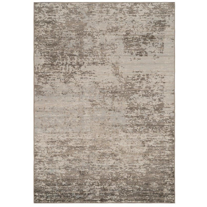 Tapis viscose gris effet vieilli 160x230 cm Bagnoregio Ixia - 1