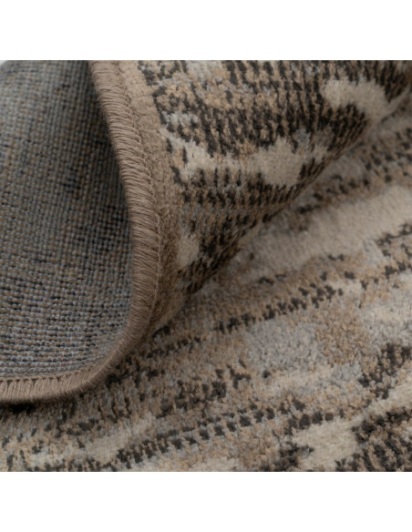 Tapis viscose gris effet vieilli 160x230 cm Bagnoregio Ixia - 3