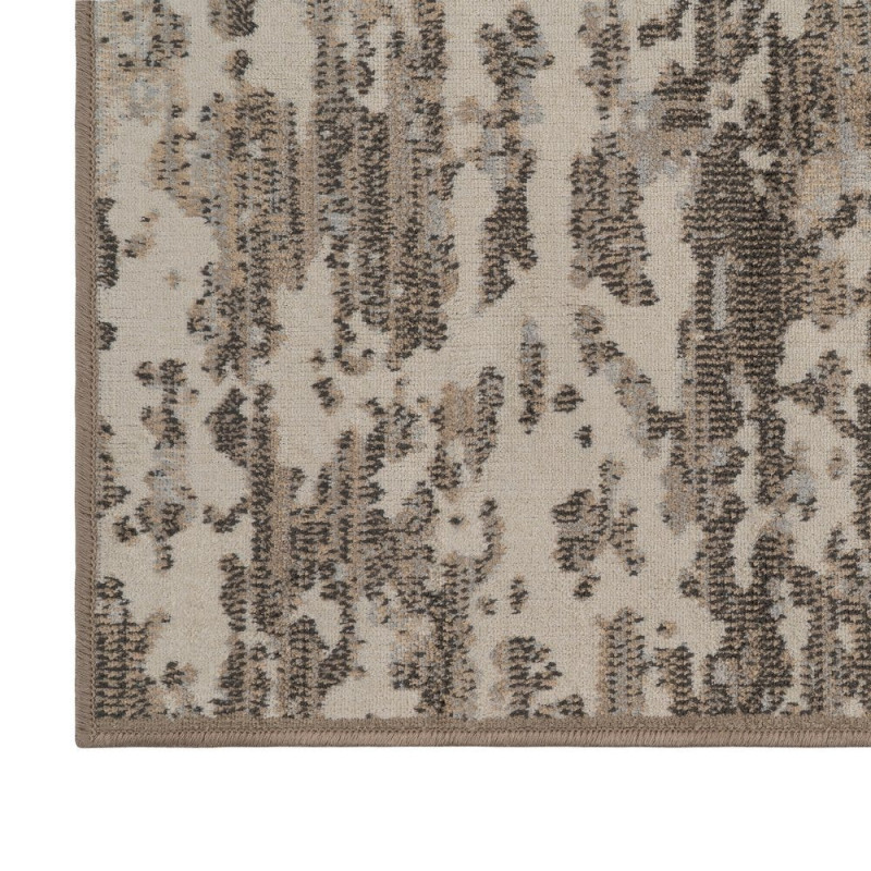 Tapis viscose gris effet vieilli 160x230 cm Bagnoregio Ixia - 4
