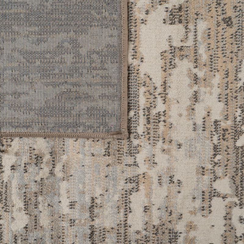 Grand tapis viscose gris effet vieilli 200x300 cm Bagnoregio Ixia - 5