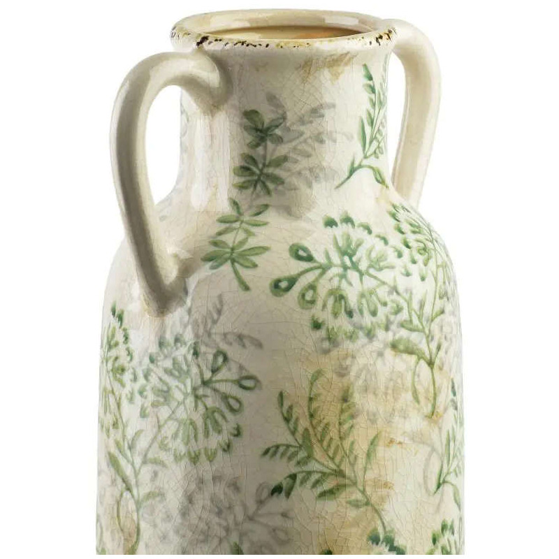 Grand vase amphore céramique vert 49 cm Avanos  - 2
