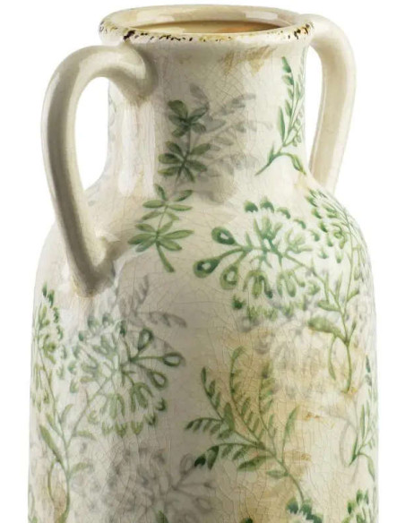 Grand vase amphore céramique vert 49 cm Avanos  - 2
