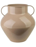 Vase amphore métal beige 34 cm Dougga
