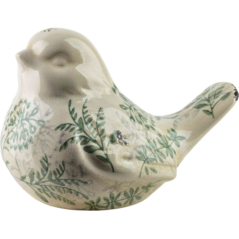 Statuette oiseau céramique jardin 24,5 cm Tokoname  - 1