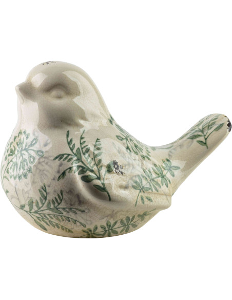 Statuette oiseau céramique jardin 24,5 cm Tokoname  - 1