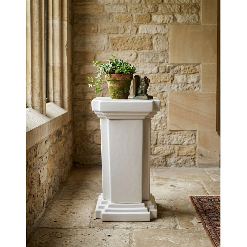 Sellette porte-plante blanche 54,5 cm Segesta  - 2