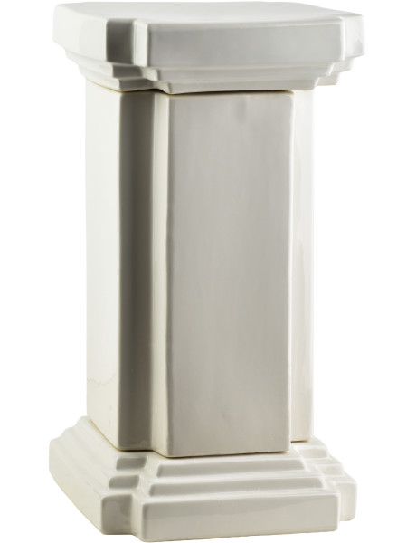 Sellette porte-plante blanche 54,5 cm Segesta  - 1