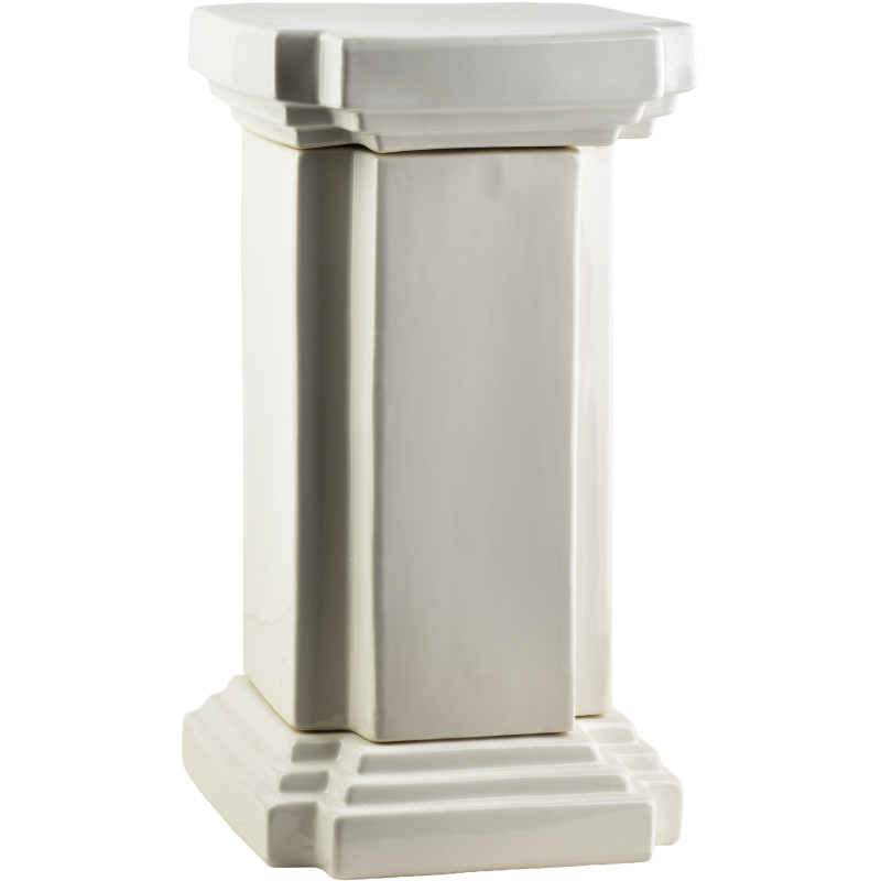 Sellette porte-plante blanche 54,5 cm Segesta  - 1