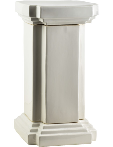 Sellette porte-plante blanche 54,5 cm Segesta  - 1