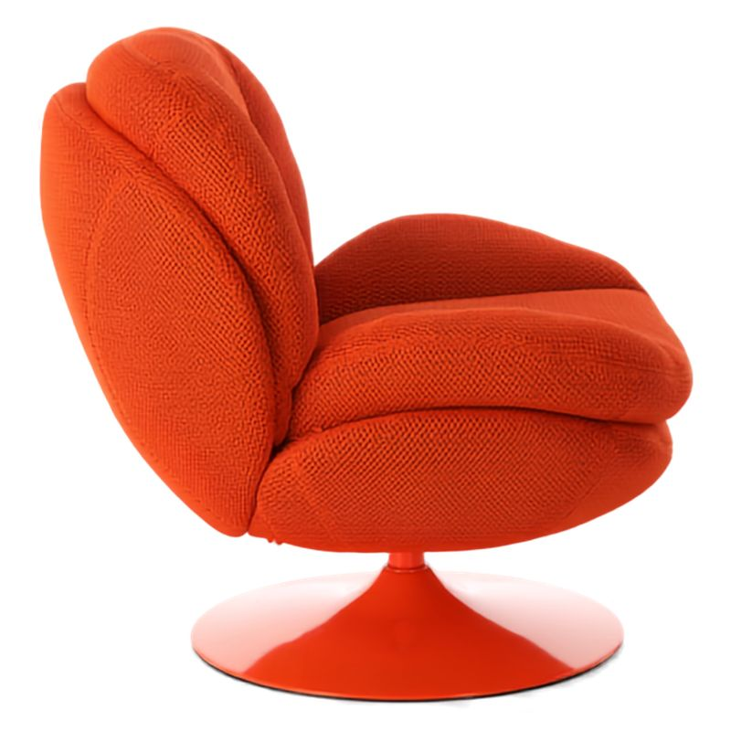 Fauteuil lounge tissu orange 86 cm Memento Hive  - 3