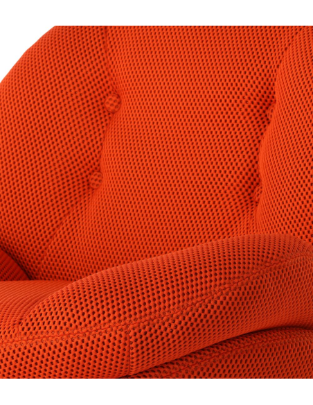 Fauteuil lounge tissu orange 86 cm Memento Hive  - 4