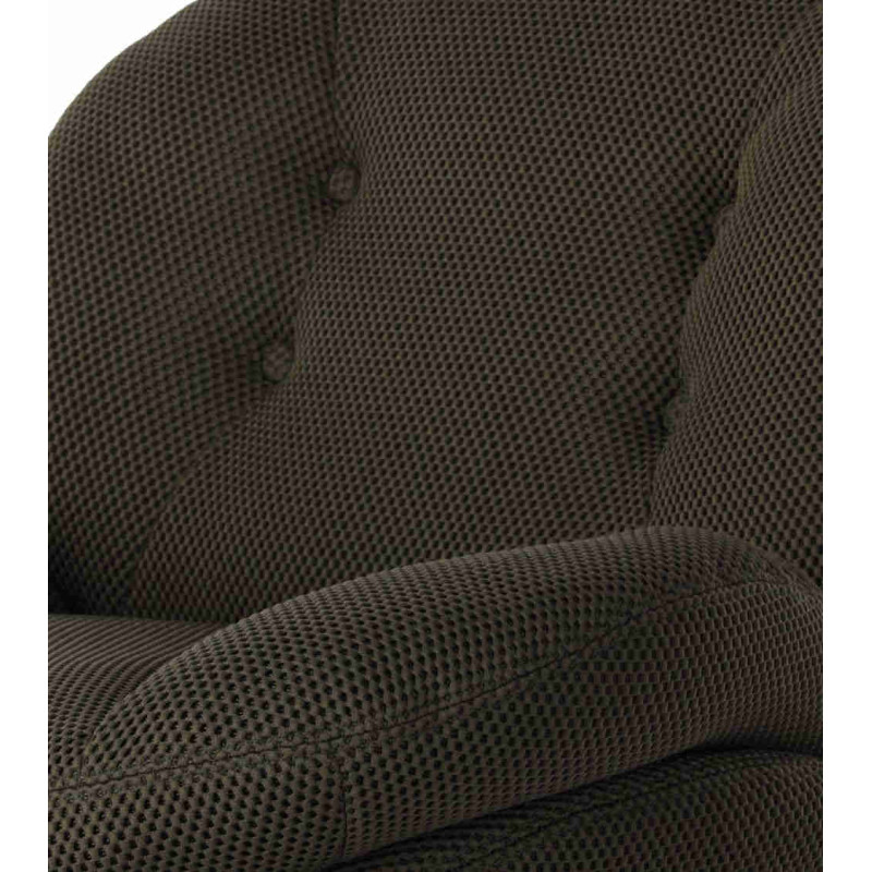 Fauteuil lounge tissu kaki 86 cm Memento Hive  - 4