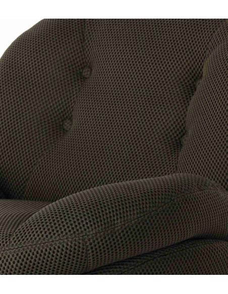 Fauteuil lounge tissu kaki 86 cm Memento Hive  - 4