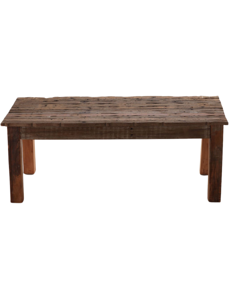 Table basse bois recyclé 120 cm Béa  - 2