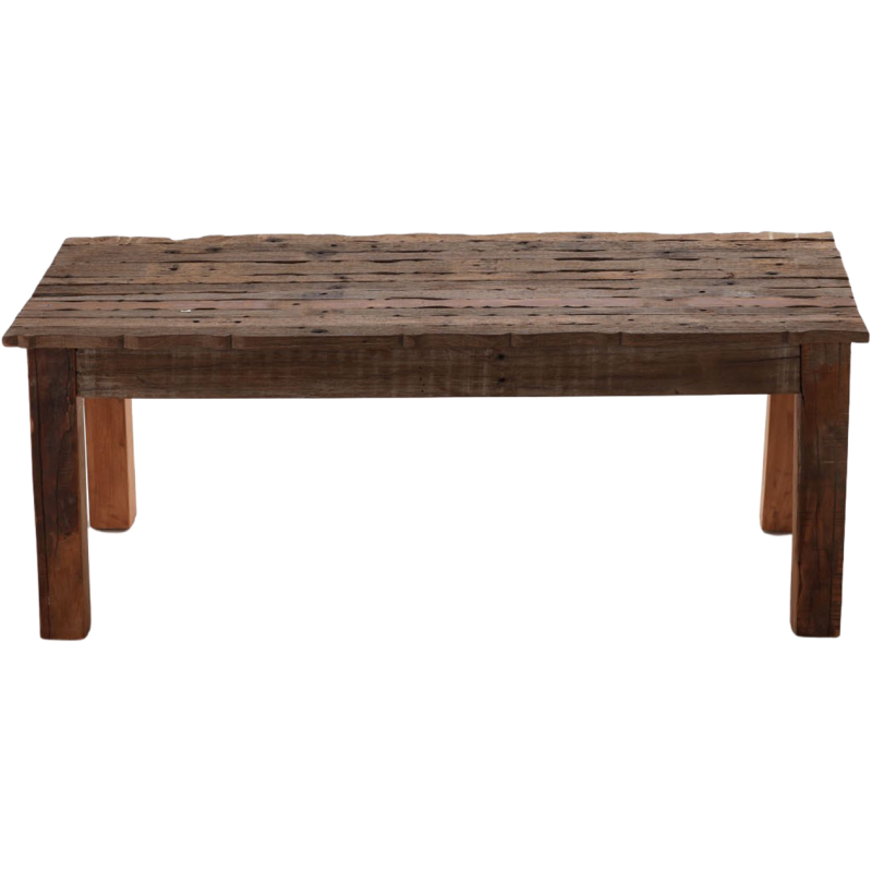 Table basse bois recyclé 120 cm Béa  - 2