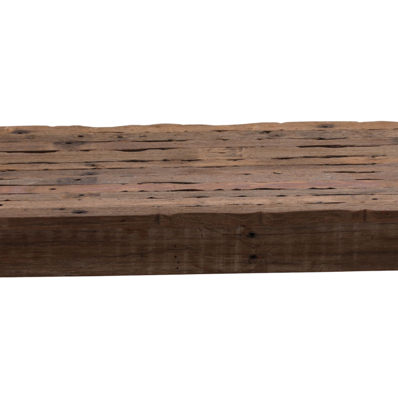 Table basse bois recyclé 120 cm Béa  - 3