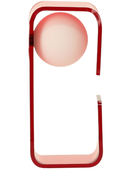 Applique murale rouge acrylique G9 30 cm Charlotte  - 2