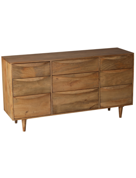 Commode manguier 9 tiroirs 140 cm Barjac  - 1