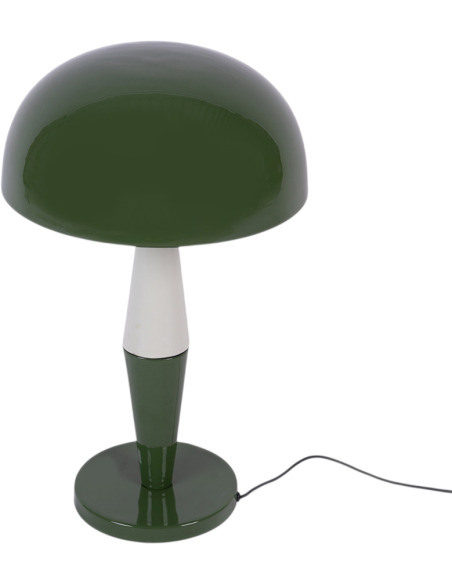 Lampe à poser champignon métal émaillé vert 54 cm Waimea  - 2