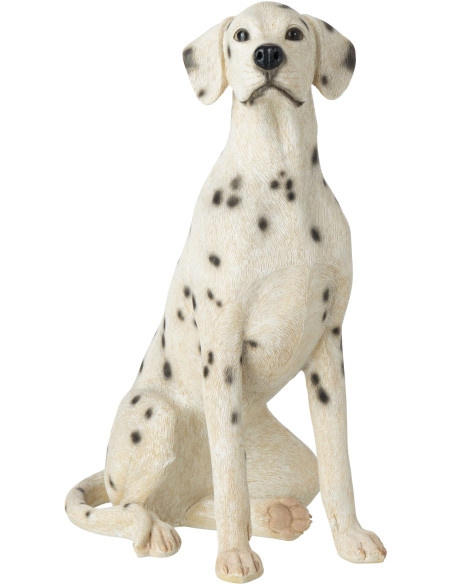 Statue chien dalmatien polyrésine 60 cm Korcula J-Line - 3
