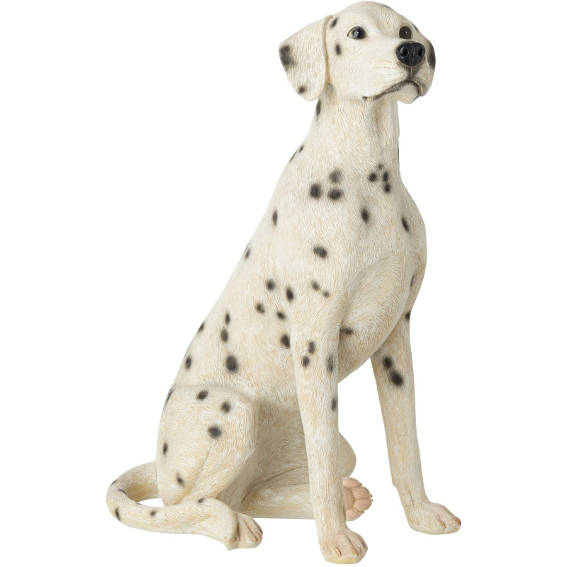 Statue chien dalmatien polyrésine 60 cm Korcula J-Line - 1