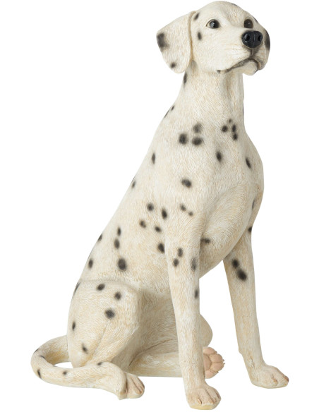 Statue chien dalmatien polyrésine 60 cm Korcula J-Line - 1