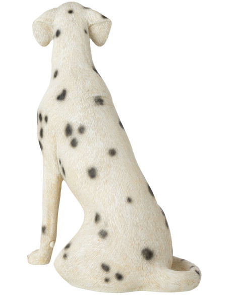 Statue chien dalmatien polyrésine 60 cm Korcula J-Line - 4