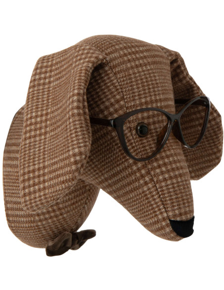 Lot de 5 décorations murales chien à lunettes Harrogate J-Line - 3