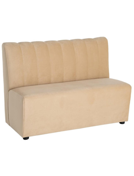 Banquette rembourrée beige 120x60x90 cm Lorea Ixia - 1