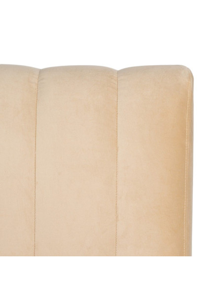 Banquette rembourrée beige 120x60x90 cm Lorea Ixia - 7