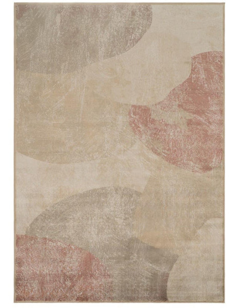 Tapis viscose beige terracotta 160x230 cm Oribela Ixia - 1