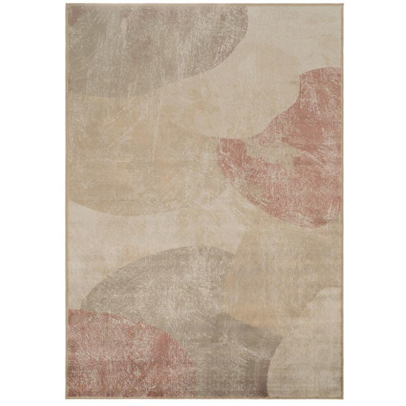 Tapis viscose beige terracotta 160x230 cm Oribela Ixia - 1