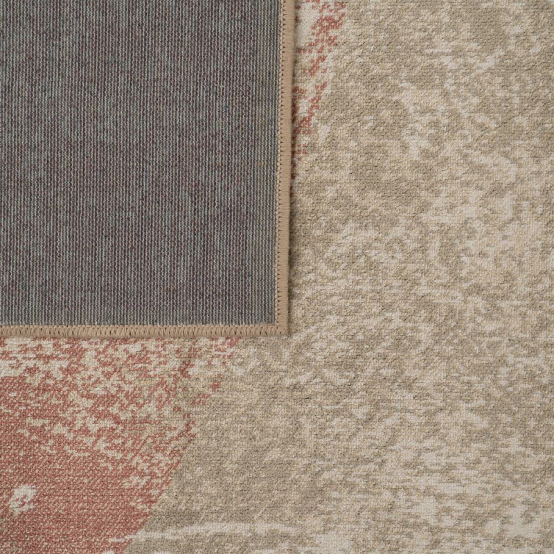 Tapis viscose beige terracotta 160x230 cm Oribela Ixia - 5