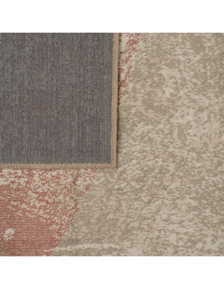 Tapis viscose beige terracotta 160x230 cm Oribela Ixia - 5