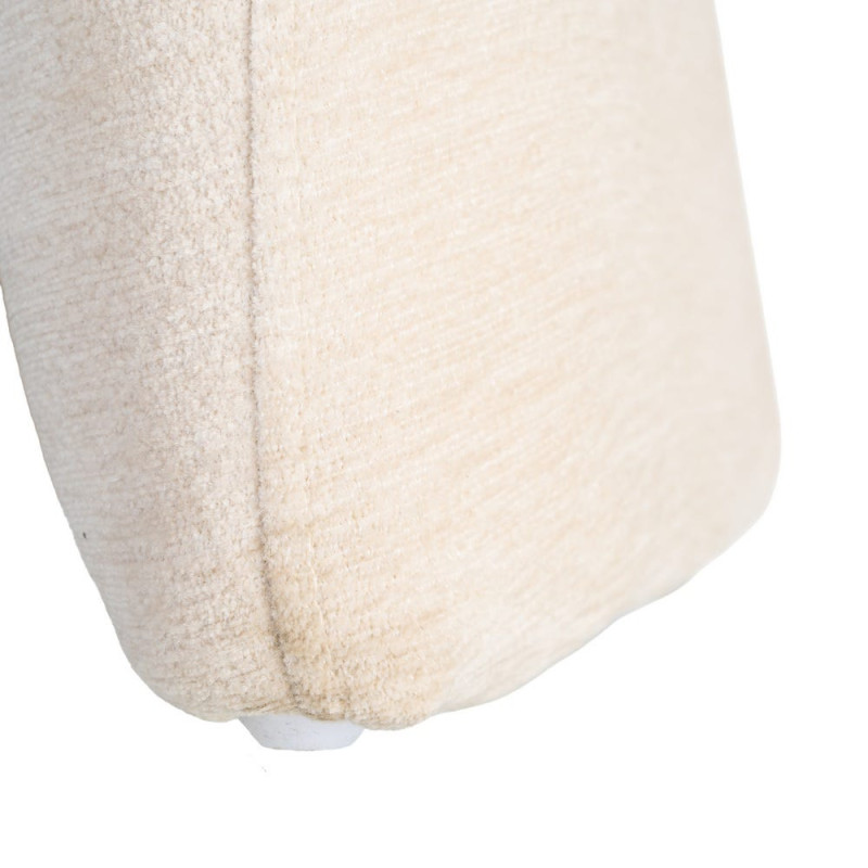 Fauteuil lounge tissu crème 77x75x73,5 cm Ombrelune Ixia - 11