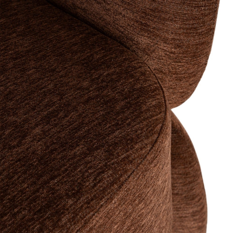 Fauteuil lounge marron chocolat 77x75x73,5 cm Ombrelune  - 11