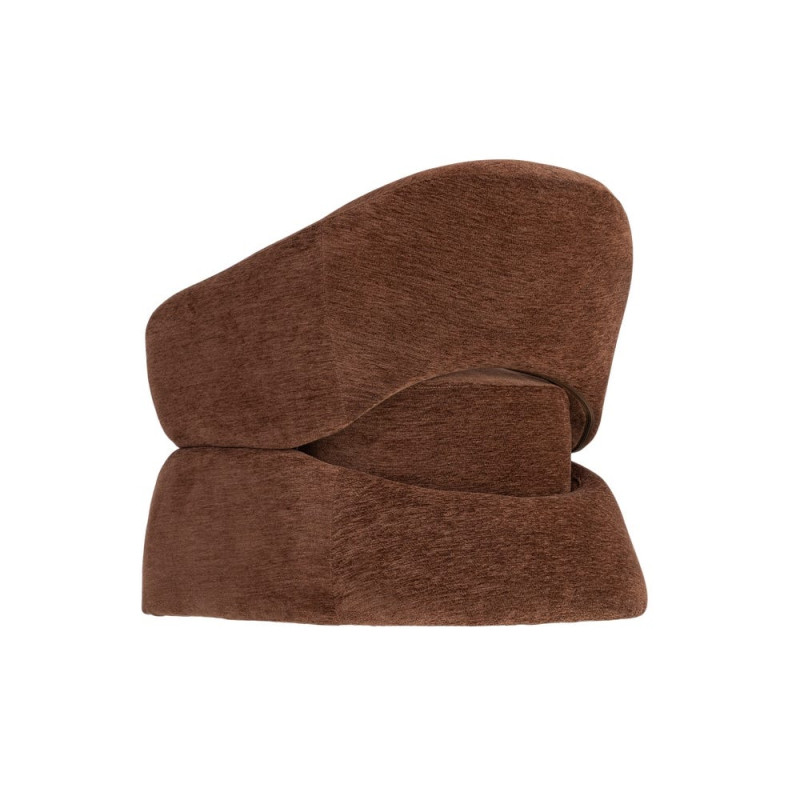 Fauteuil lounge marron chocolat 77x75x73,5 cm Ombrelune  - 7