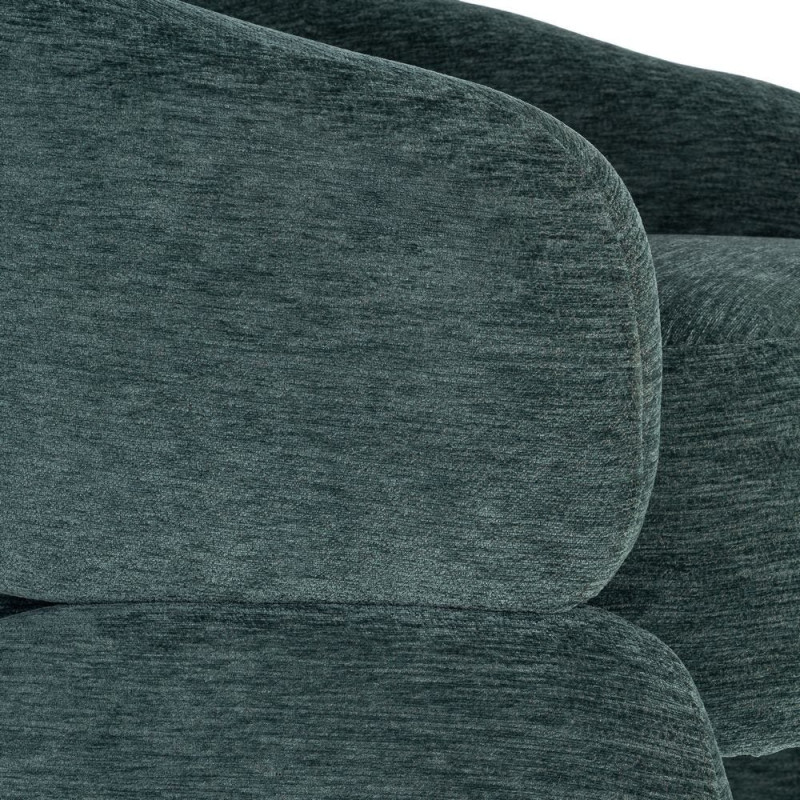 Fauteuil lounge vert pétrole 77x75x73,5 cm Ombrelune Ixia - 8