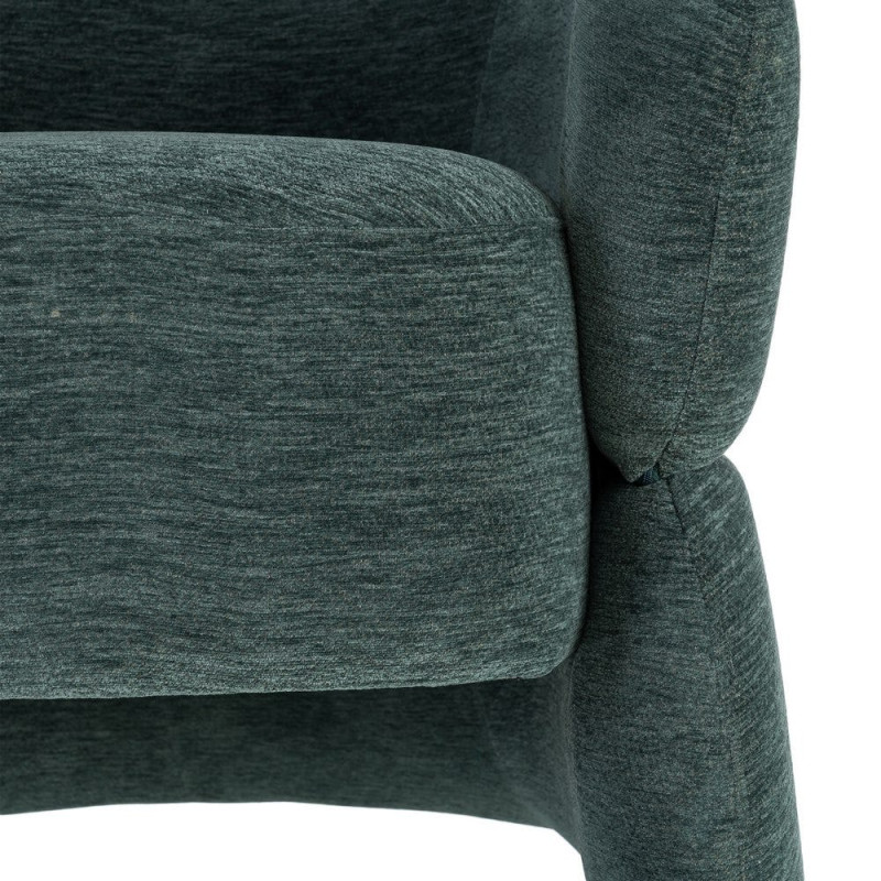 Fauteuil lounge vert pétrole 77x75x73,5 cm Ombrelune Ixia - 9