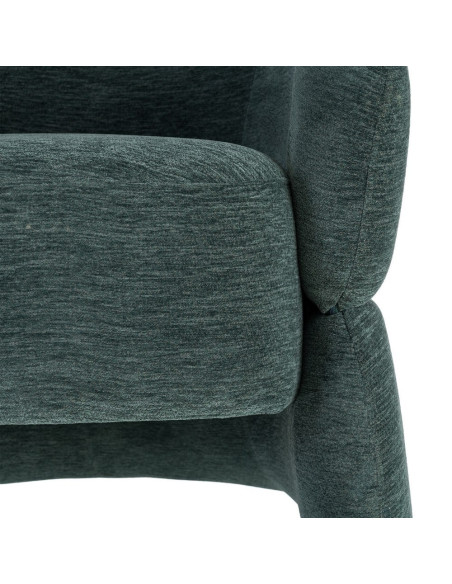 Fauteuil lounge vert pétrole 77x75x73,5 cm Ombrelune Ixia - 9