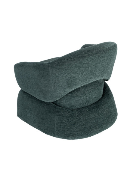 Fauteuil lounge vert pétrole 77x75x73,5 cm Ombrelune Ixia - 6