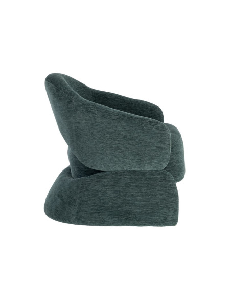 Fauteuil lounge vert pétrole 77x75x73,5 cm Ombrelune Ixia - 5
