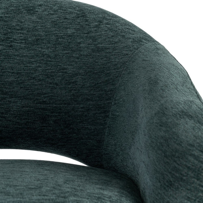 Fauteuil lounge vert pétrole 77x75x73,5 cm Ombrelune Ixia - 10