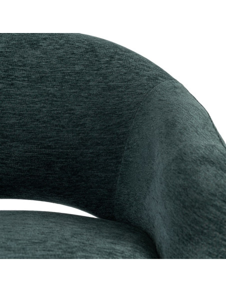 Fauteuil lounge vert pétrole 77x75x73,5 cm Ombrelune Ixia - 10