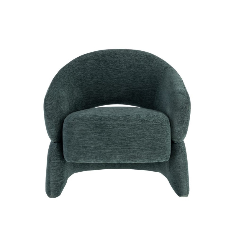 Fauteuil lounge vert pétrole 77x75x73,5 cm Ombrelune Ixia - 3