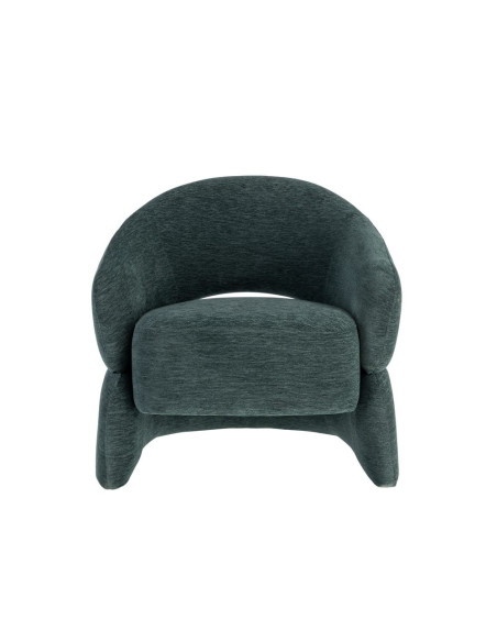 Fauteuil lounge vert pétrole 77x75x73,5 cm Ombrelune Ixia - 3