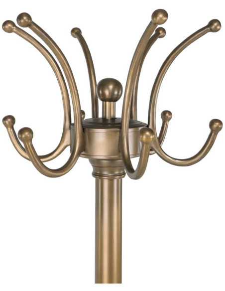 Porte-manteau perroquet finition laiton antique 172 cm Darwy Richmond Interiors - 3